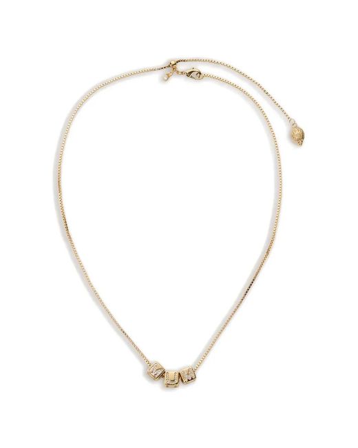 Kurt Geiger White Eagle Crystal-Embellished Necklace