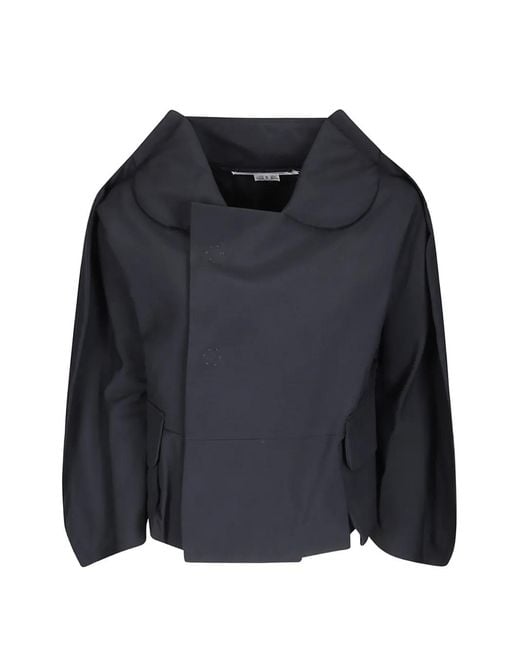 Comme des Garçons Black Peter Pan-Collar Wool Jacket