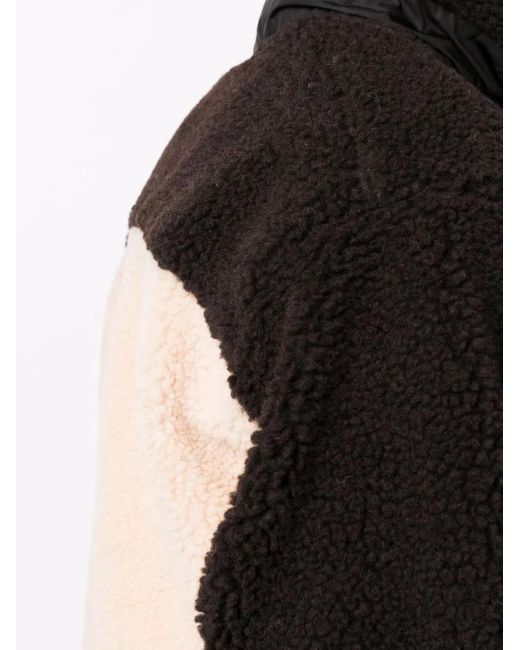Ambush Black Panelled Sherpa Jacket for men