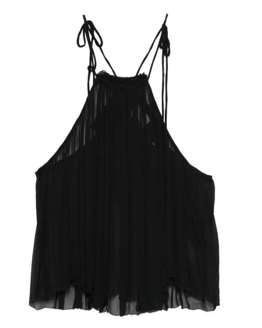 Top Akila Con Scollo All'Americana di Isabel Marant in Black