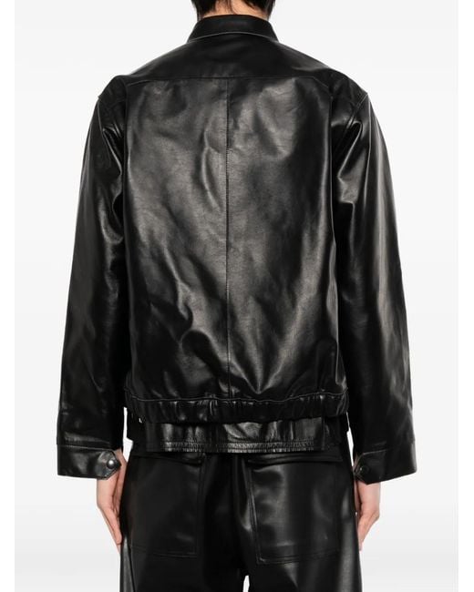 Sacai Black Zip Detail Jacket for men