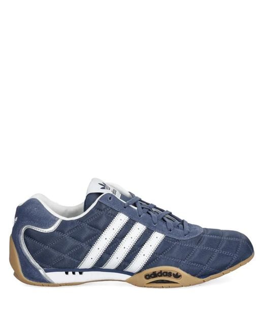 adidas Adi Racer Lo Quilted Stripes-Detail Sneakers in Blue for Men ...