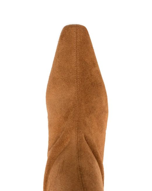 Staud Brown Spitze Wally Wildlederstiefel 60mm
