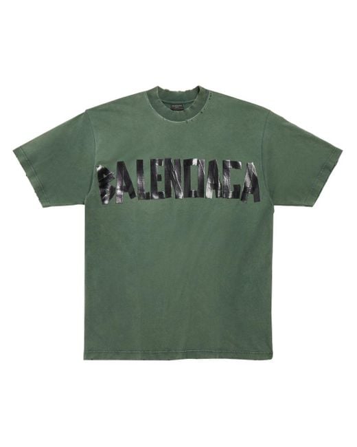 Balenciaga Tape Type Tシャツ Green