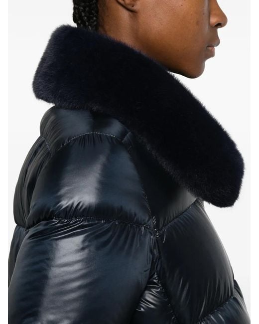 Herno Blue Long-Sleeve Padded Jacket