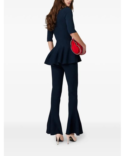 Stella McCartney Blue Flared Trousers
