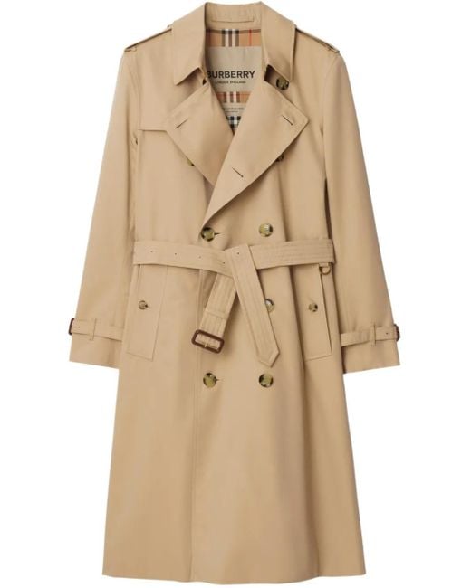 Burberry Natural Kensington Heritage Belted Trench Coat for men