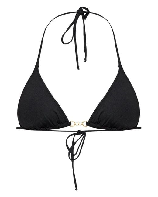 Melissa Odabash Black Monza Bikini Top