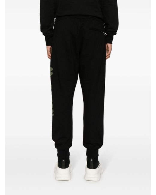 Pantalones de chándal con logo Alexander McQueen de hombre de color Black