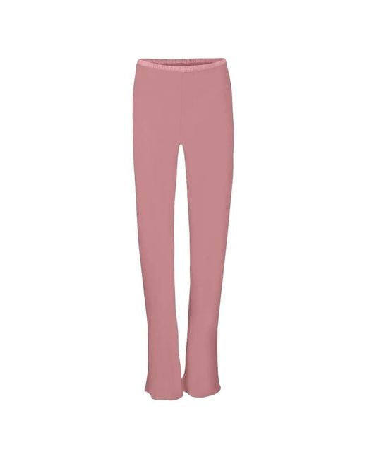 Peter Cohen Pink Pantalon À Coupe Évasée