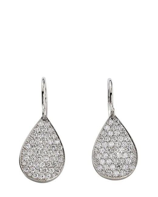 Irene Neuwirth White 18Kt Diamond Earrings