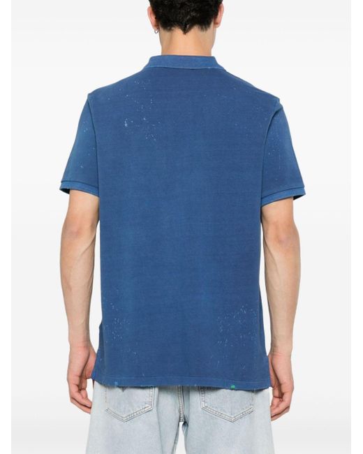 Polo Ralph Lauren Poloshirt Met Print in het Blue voor heren