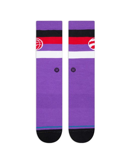 Stance Purple X Nba Toronto Raptors Ribbed Socks for men