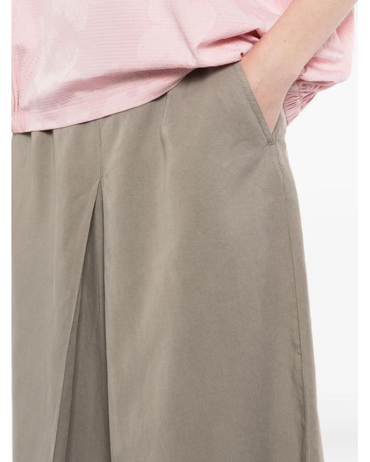 SPORT b. by agnès b. Gray Pleated Shorts