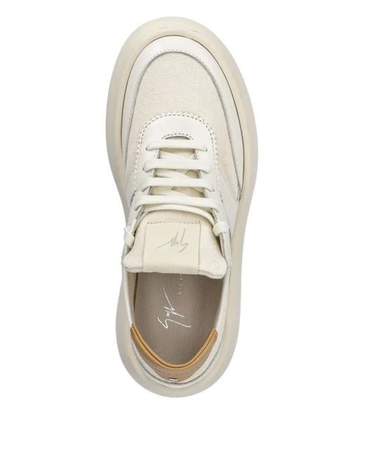 Giuseppe Zanotti White Gz League Maxi Sneakers