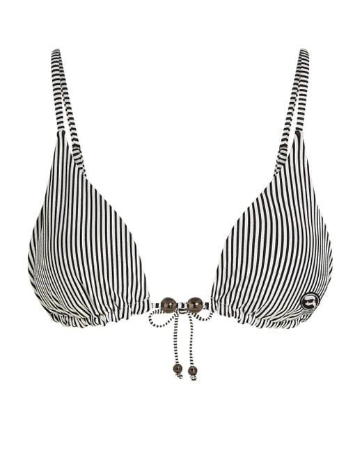 Karl Lagerfeld Metallic Ikon Bikinioberteil