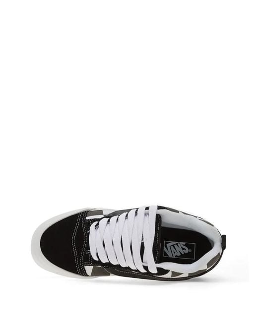 Vans White Knu Skool Sneakers