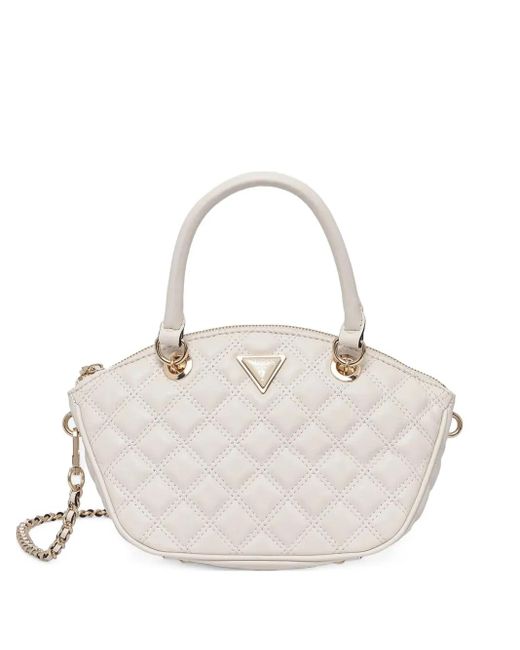 Sac À Bandoulière À Design Matelassé Guess en coloris White