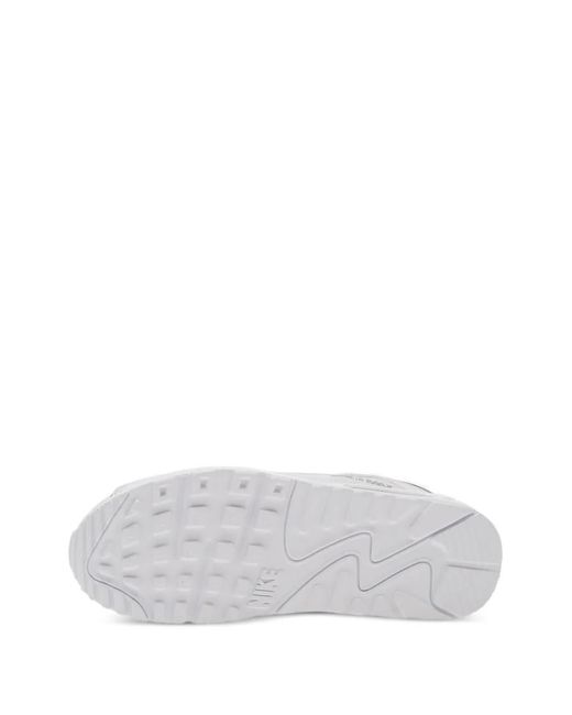 Nike White Air Max 90 Lace-Up Sneakers for men