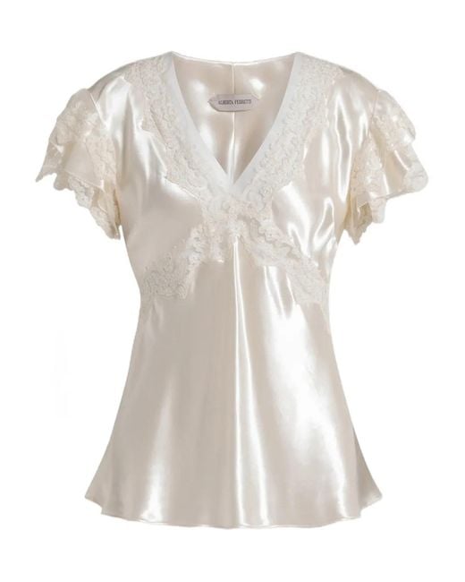 Alberta Ferretti White Shirt