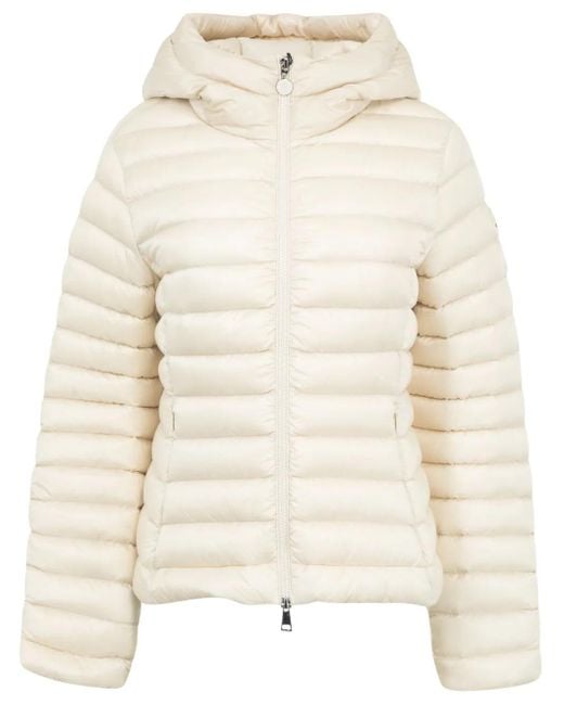 Moncler Natural Ige Hooded Short Puffer Jacket