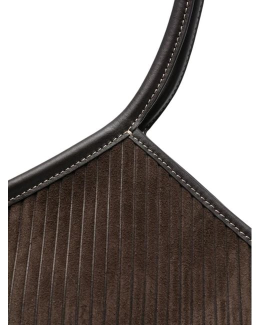 Hereu Brown Calella Tote Bag aus Cord