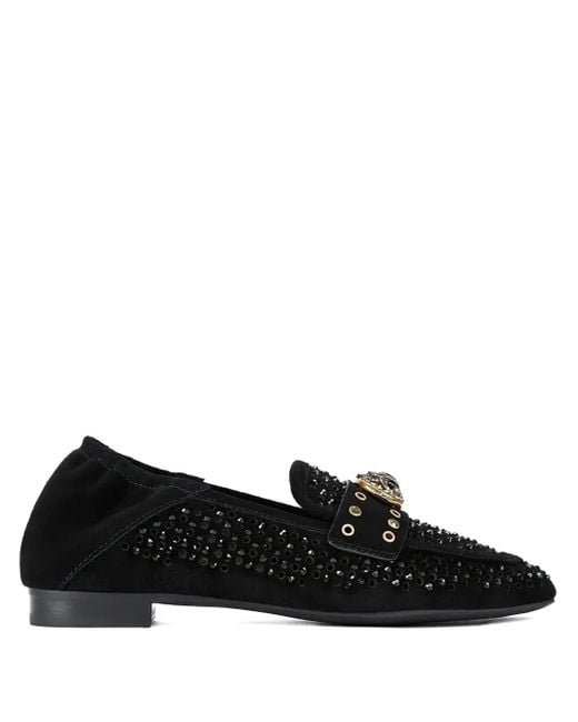 Kurt Geiger Verfraaide Loafers in het Black