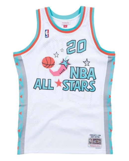 メンズ Mitchell & Ness X Nba All Star 96 Gary Payton Swingman タンクトップ Blue