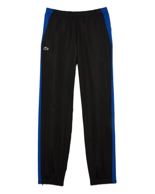 Lacoste Black Side-Stripe Trousers for men