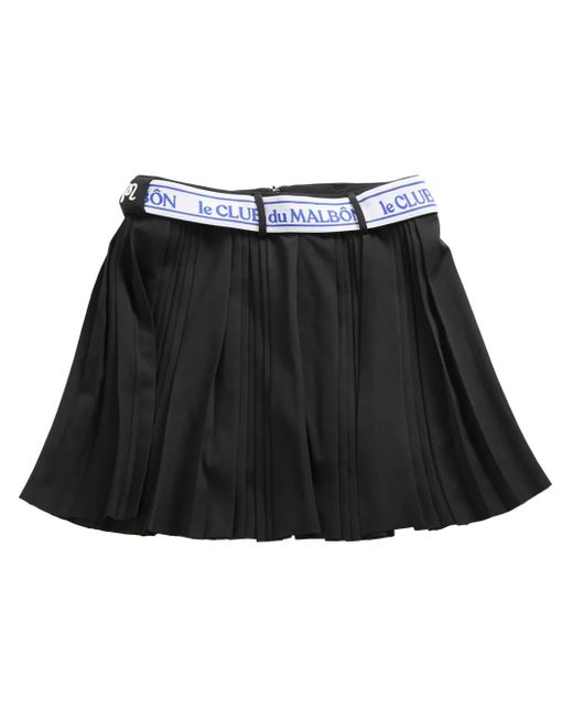 Malbon Golf Joelle Mini Skirt in Black | Lyst