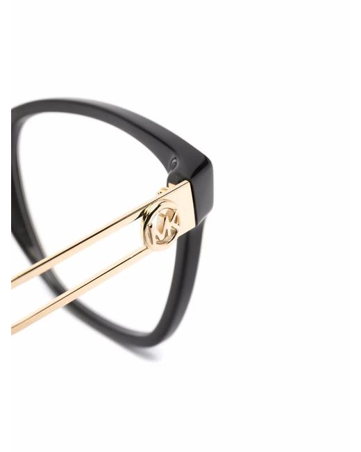 Michael Kors Brown Square-Frame Glasses