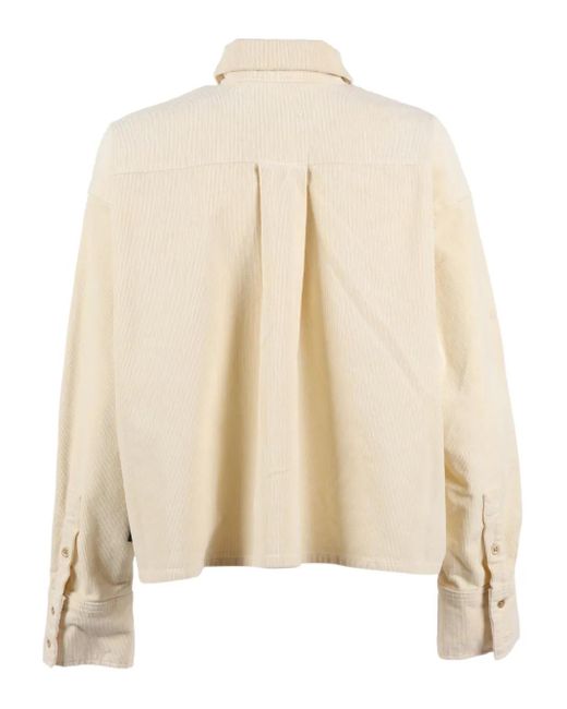 7 For All Mankind Natural Nina Corduroy Shirt