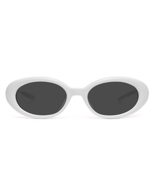 Gentle Monster White X Maison Margiela Oval-frame Sunglasses