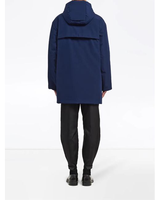 Prada Blue Reversible Padded Jacket for men