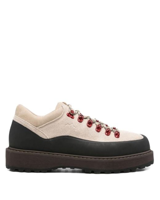 Diemme Plateau-Sneakers aus Wildleder in Black für Herren