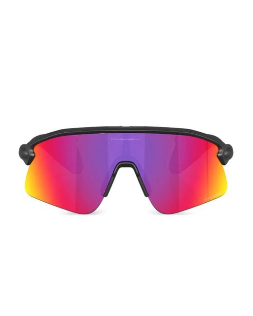 Oakley Pink Shield-Frame Sunglasses