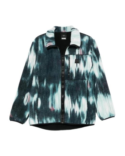 Rains Green Tie-Dye Jacket
