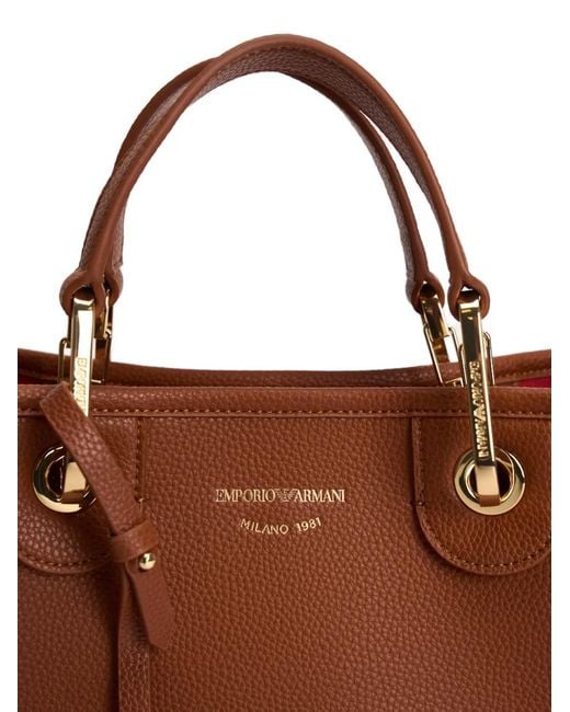 Emporio Armani Brown Myea Tote Bag