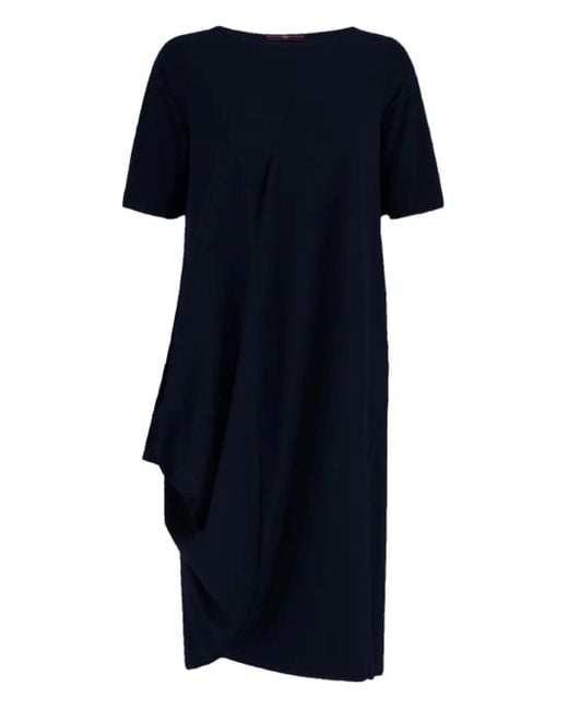 High Blue Caress Midi Dress