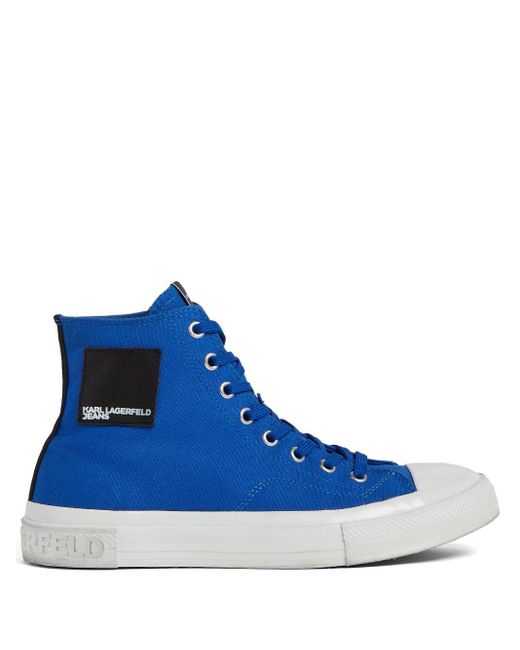 Zapatillas altas Kampus III Karl Lagerfeld de color Blue