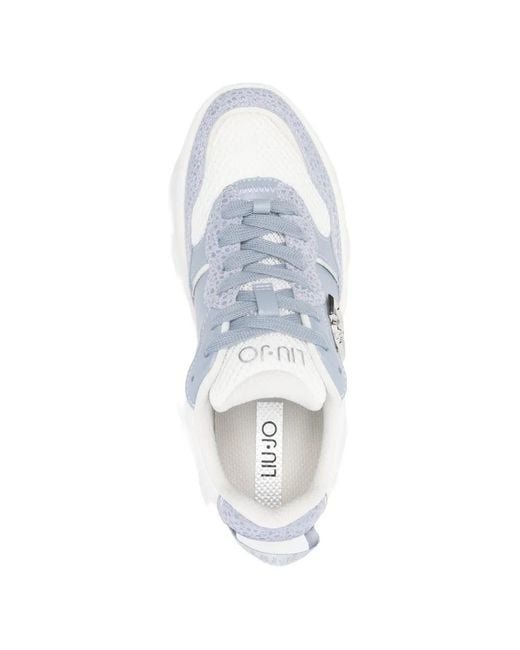 Liu Jo White Steffy 01 Logo-Plaque Sneakers