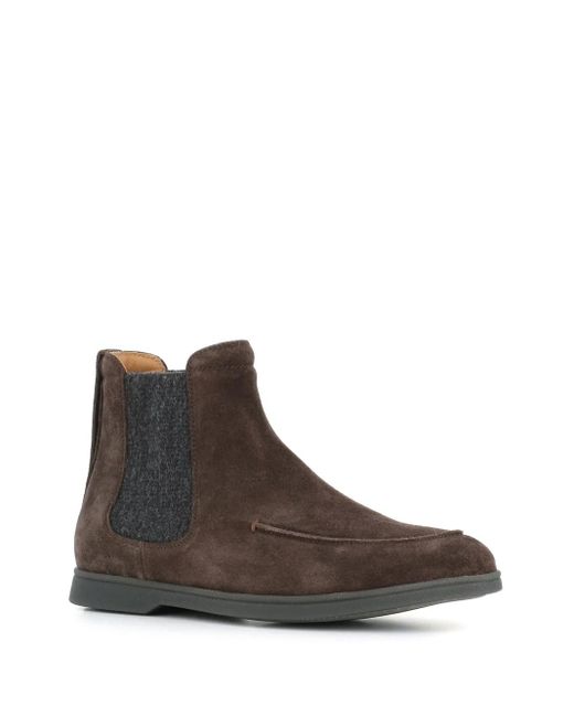 Henderson Brown Suede Boots for men
