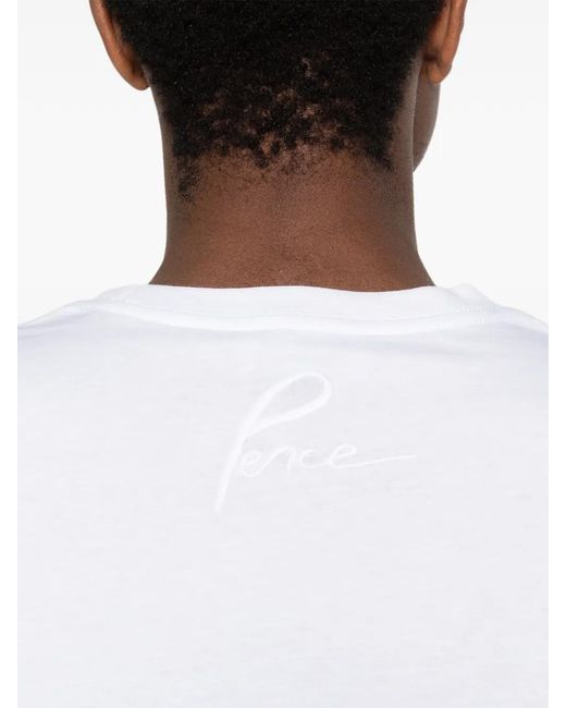 Pence White T-Shirt Lucio À Encolure Ronde for men