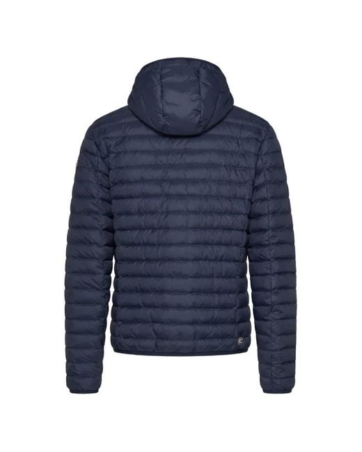 Colmar Blue Hooded Quilted Jacket for men