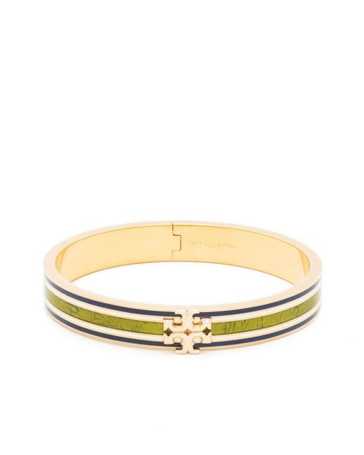 Tory Burch Kira Logoplaque Cuff Bracelet in Gold (Metallic) Lyst UK