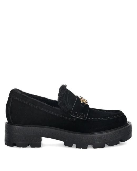 Guess Black Logo Loafers