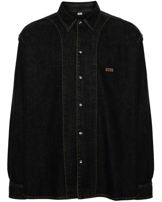Camisa Wirdo Gcds de hombre de color Black