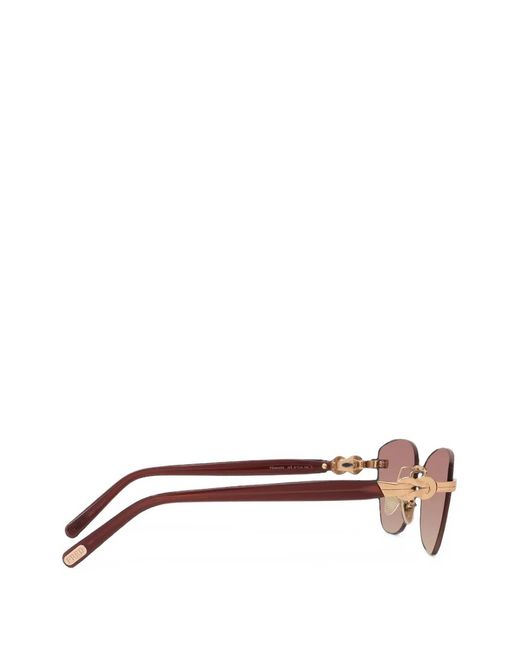 Fred Metallic Cat-Eye Sunglasses