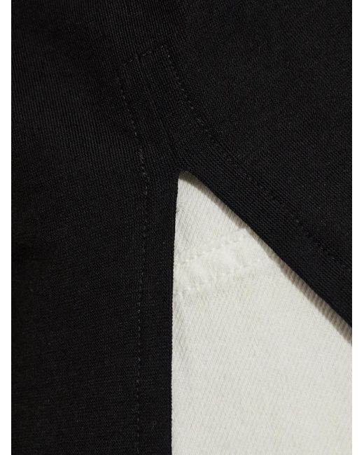 DARKPARK Black Side Slit Tank Top