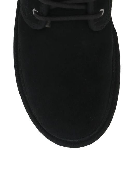 Ugg Black Suede Lace-Up Boots for men